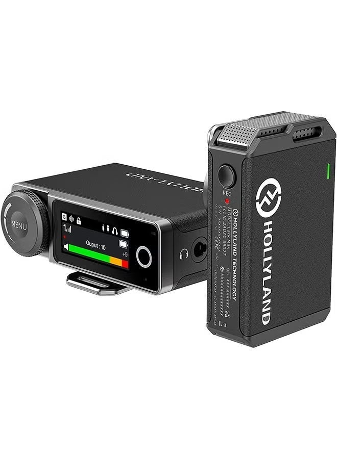 Hollyland Lark Max Wireless Lavalier Microphone System, ENC Noise Canceling, Studio Audio Quality, 22H Duration, 820ft Range, 8GB Storage Recording Mic, Compatible with DSLR Camera, Smartphones (Solo) - Image 1